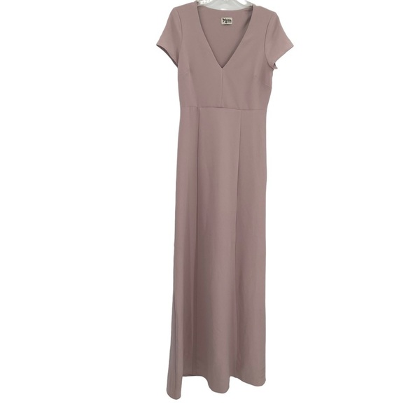 Show Me Your MuMu Geneva Gown Long Maxi Dress size Medium blush Pink bridesmaid - Picture 1 of 12